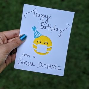 Triya Designs | Party Supplies | Happy Birthday From A Social Distance ...